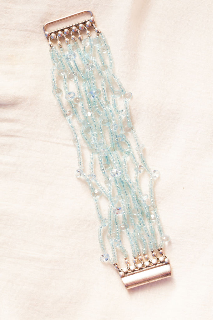 Aquamarine store multi chain bracelet