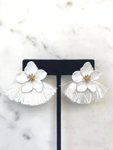 Petunia Pedal Earrings with Fringe
