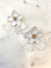 Petunia Pedal Earrings with Fringe