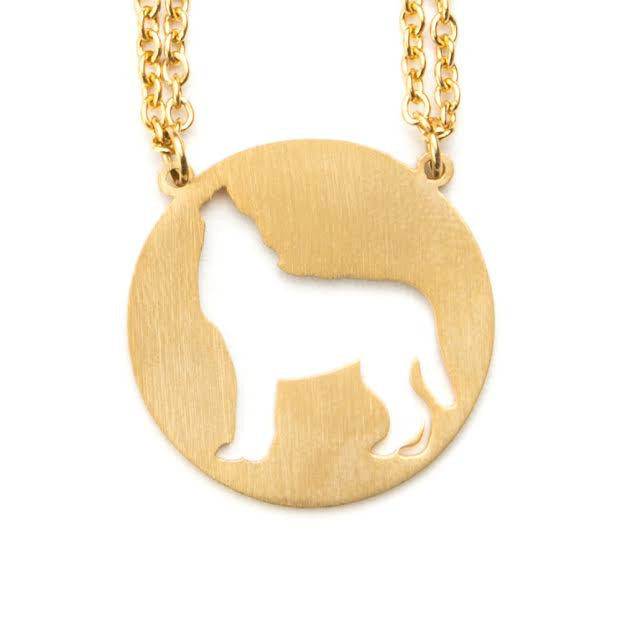 Wolf spirit animal on sale necklace