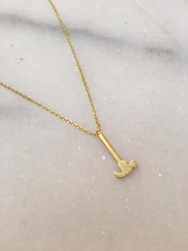 golden hammer necklace